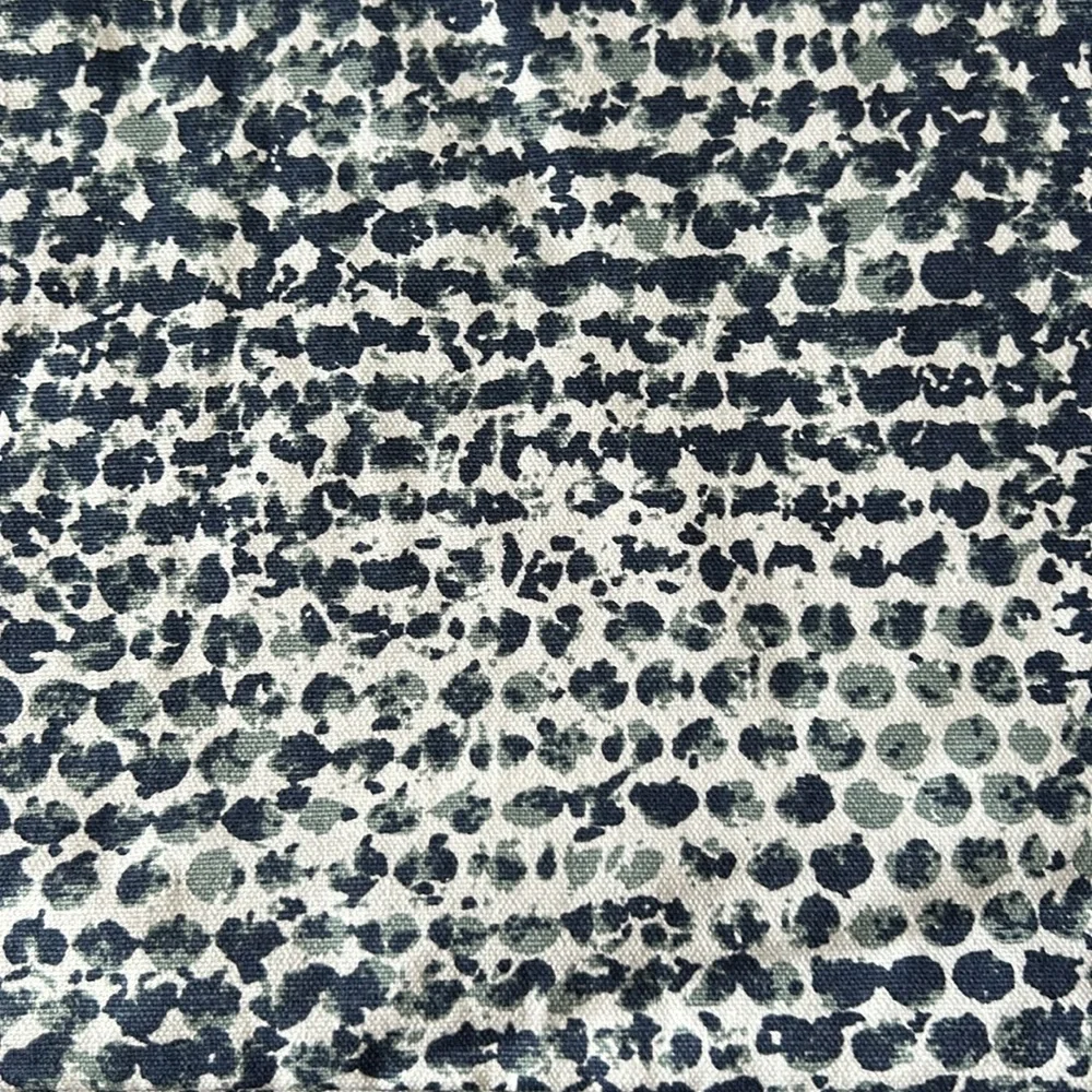 Blue, Gray, and White Patterned Pillow Cover